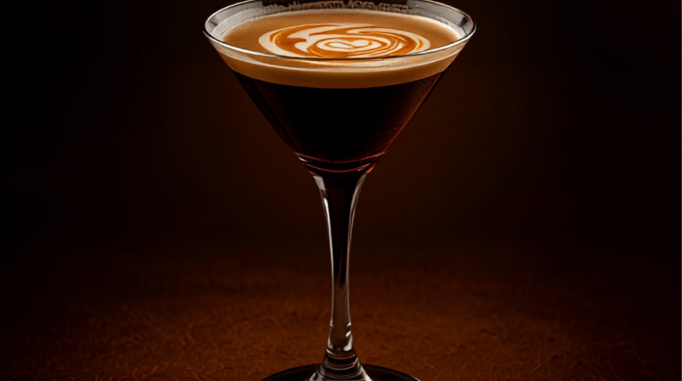 XiRo Liker od Kafe — premium srpski coffee liqueur, Espresso Martini, dark bottle with gold label